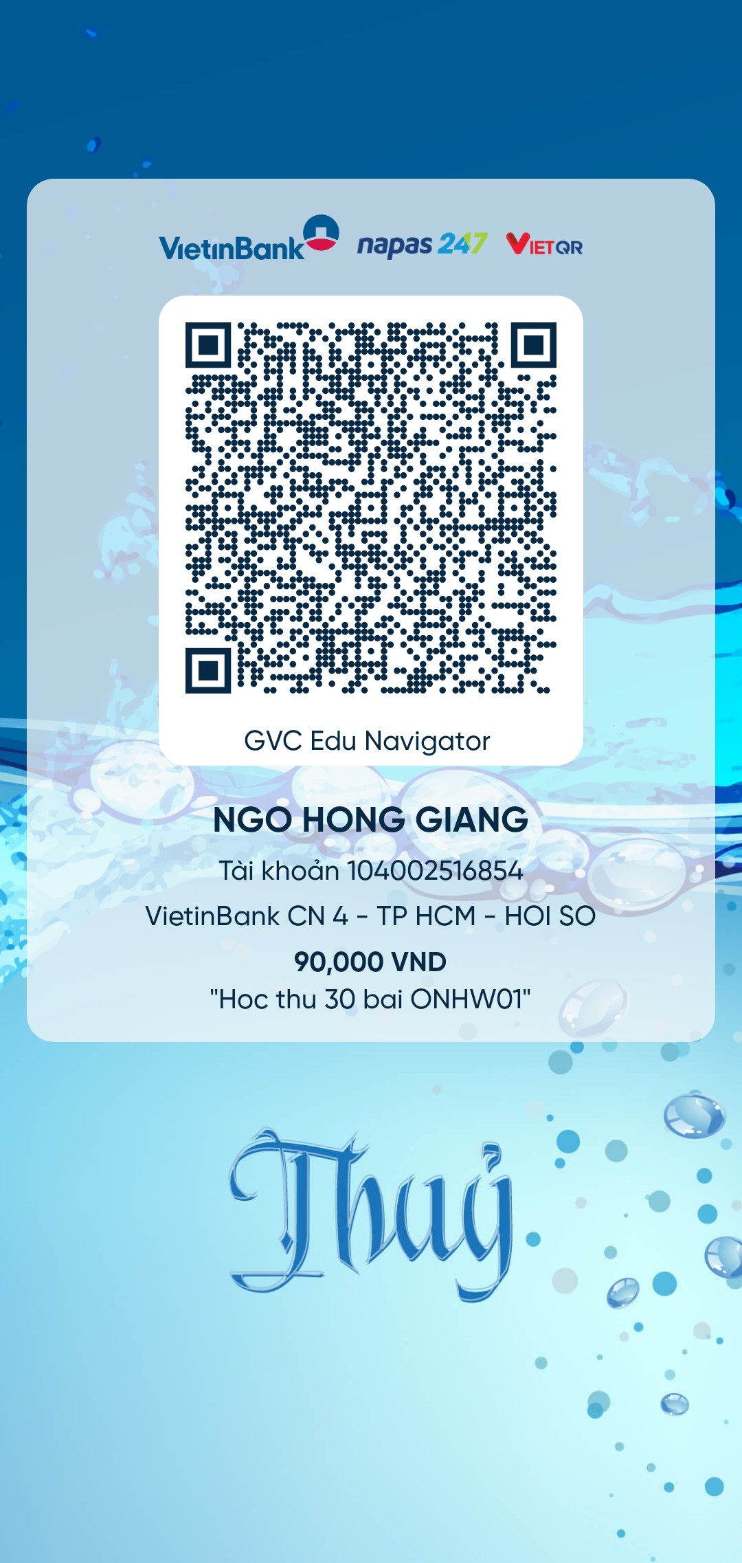 Ma QR thanh toan cua Giang - 90k